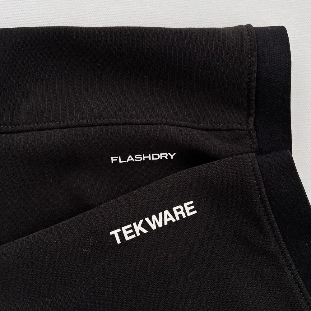 The North Face Fleece Crewneck Black Tekware Size Small‎ Hiking Running Winter